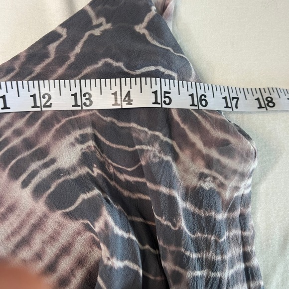 Gypsy 05 Tie Dye 100% Silk Maxi Dress Sleeveless Gray Size S NWT - Picture 9 of 10